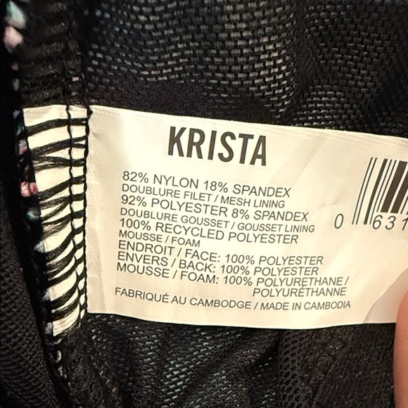 Krista Plus Swimsuit Tropical Floral Women's One Piece Size 20WD - Picture 6 of 9